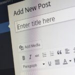 This is where posts in WordPress can be edited.