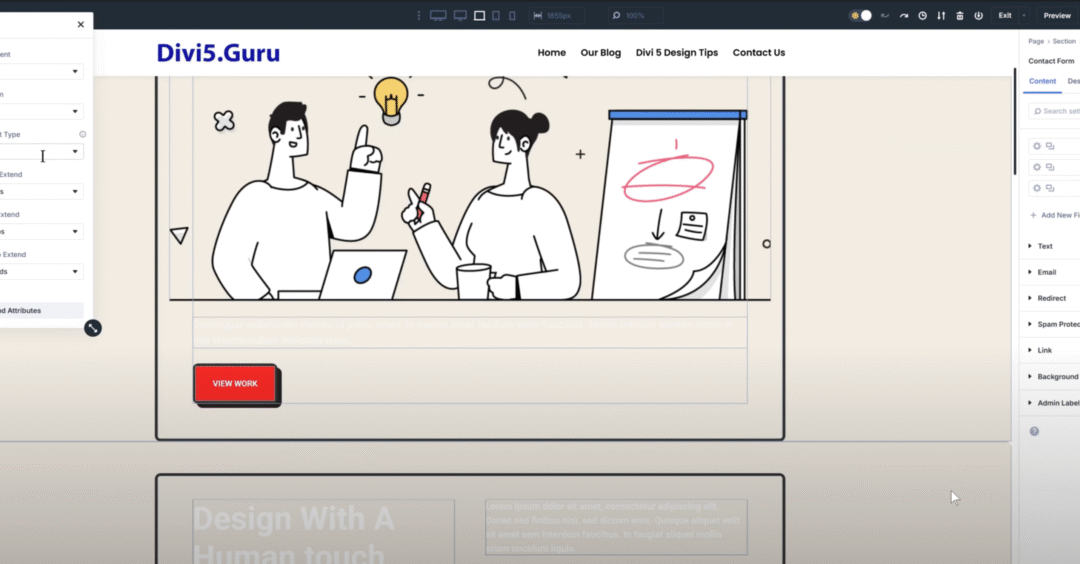 The Divi 5 extend feature potentially speeds up website design.