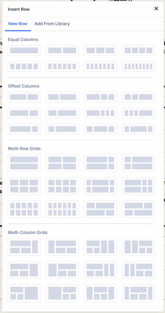 Compared to Divi 4, Divi 5 offers a variety of row configuration options. 